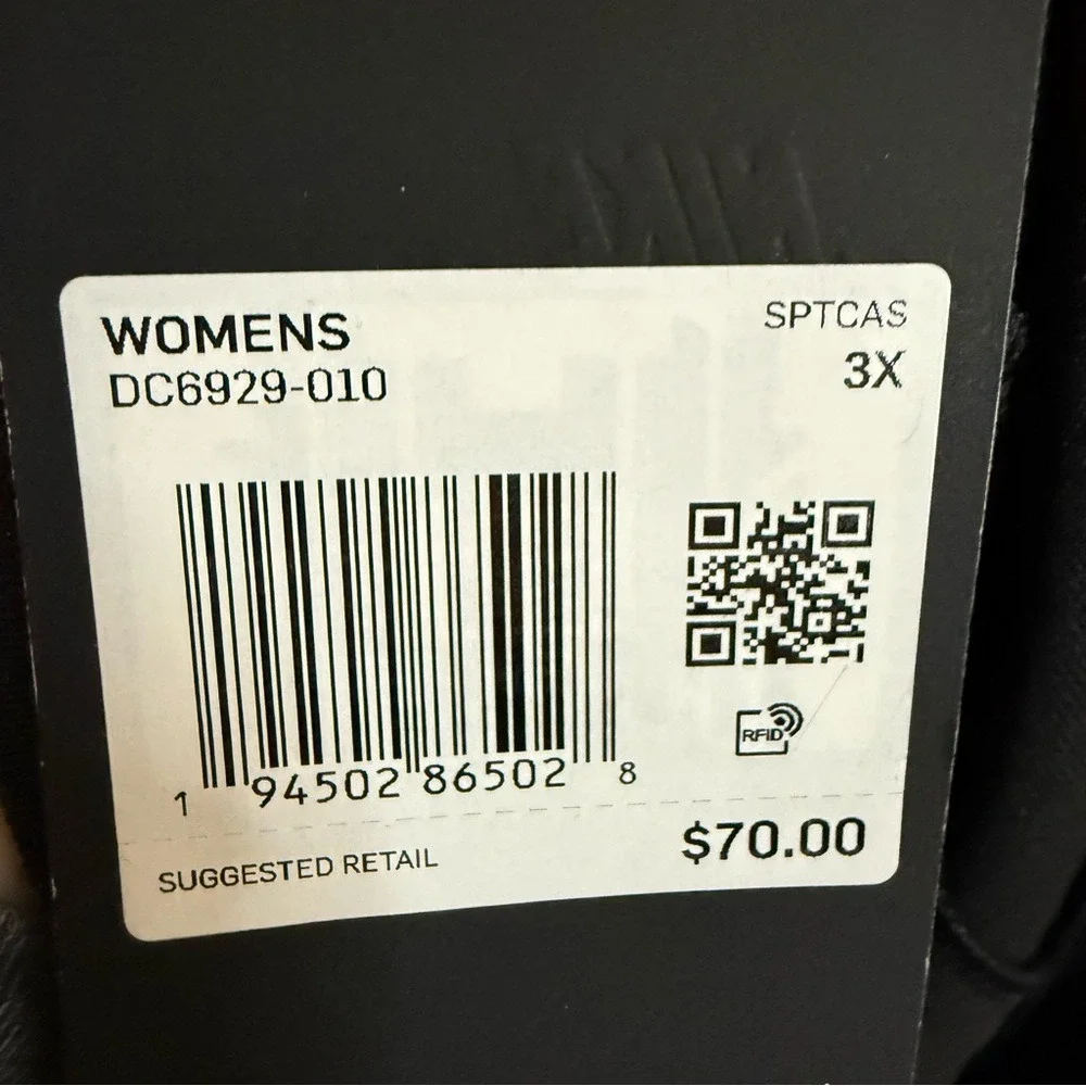 NWT Nike 3X Zip‎ Up Black 28